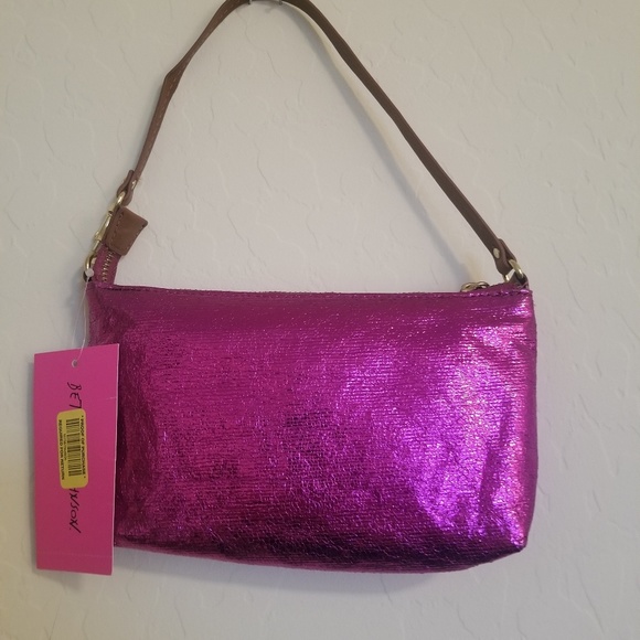 Small Metallic Pink Betsey Bag - Picture 2 of 4